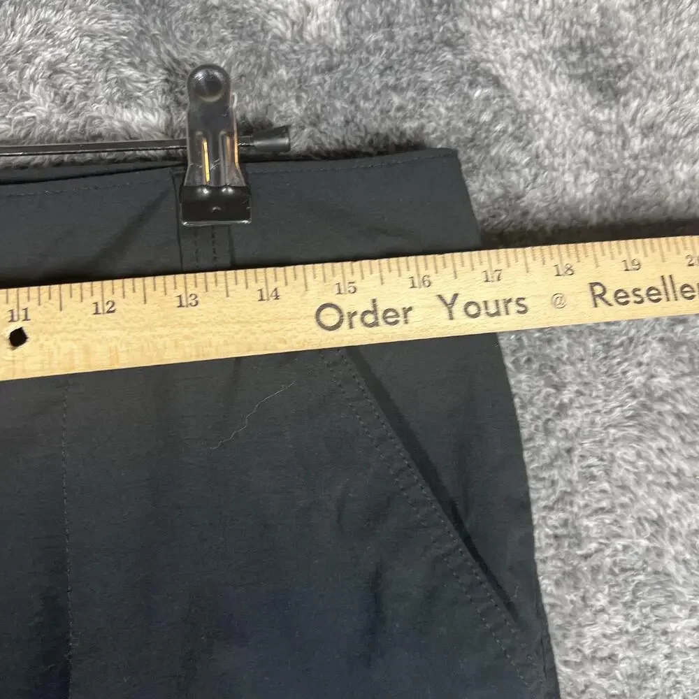 Columbia Shorts Womens 12 Black Bermuda Softshell 33 Waist 9 Inseam Pockets